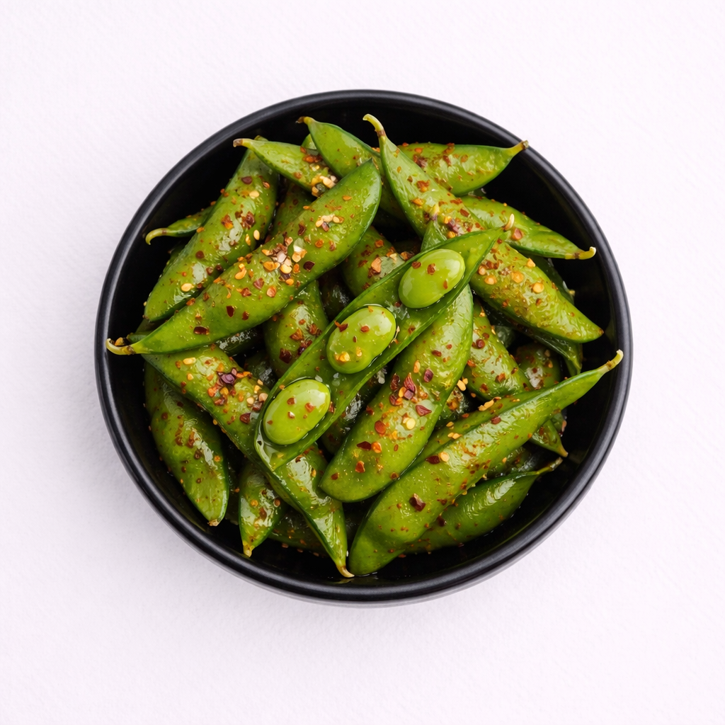 Edamame mit Chili