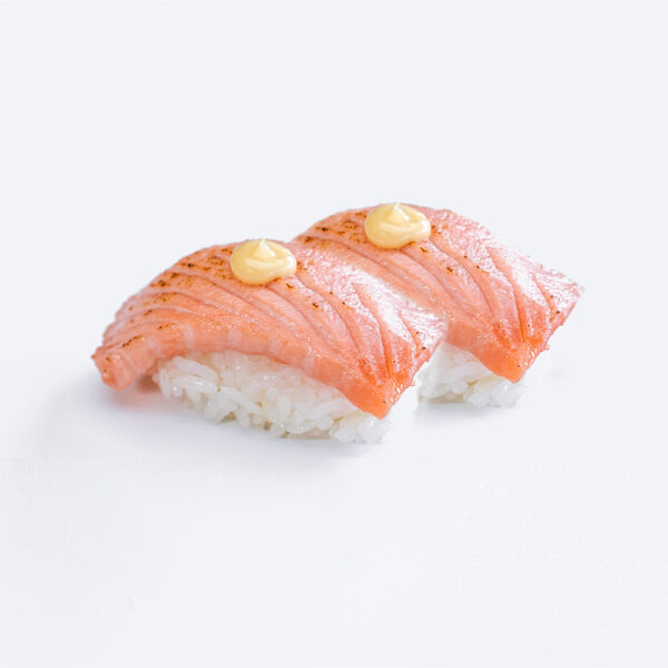 Nigiri flambierter Lachs